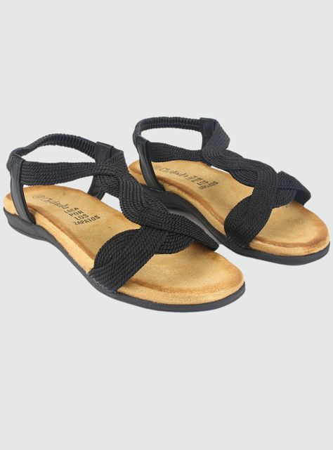Sandalia Chalada Mujer Clara-5 Negro Casual-3
