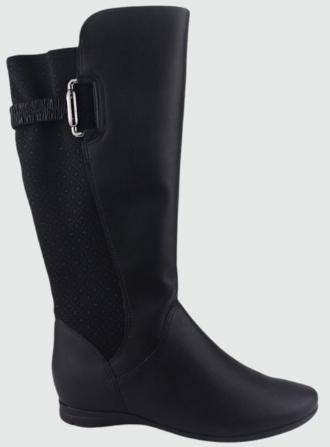 Bota Comfortflex Mujer 2291304 Negro Casual-0