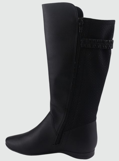 Bota Comfortflex Mujer 2291304 Negro Casual-1