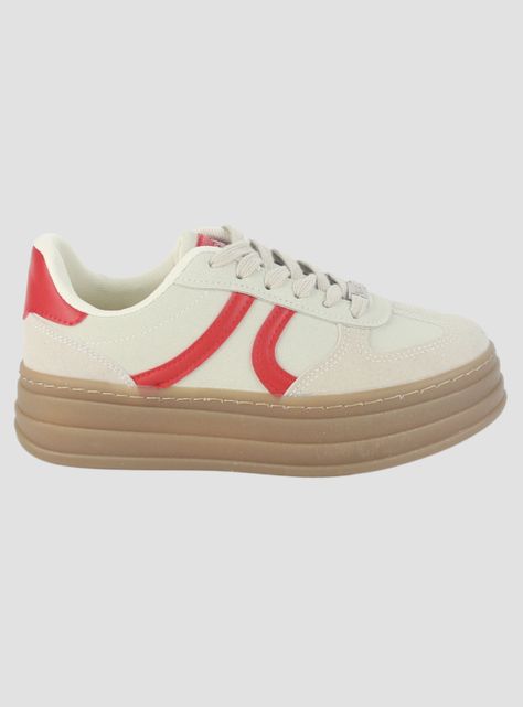 Zapatilla Chalada Mujer Andy-15 Beige Urbano-0