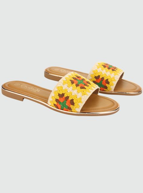 Sandalia Chalada Mujer Lila-15 Amarillo Casual-3