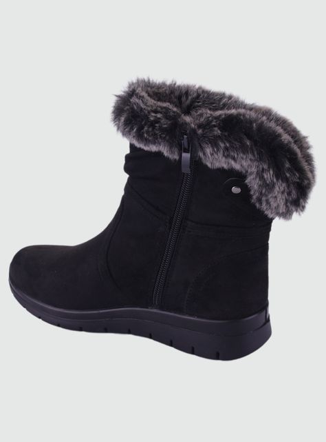 Botin Chalada Mujer Humen-2 Negro Casual-1