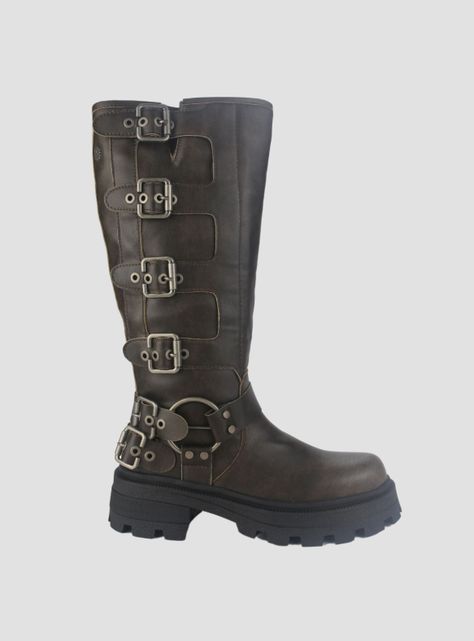 Bota Chalada Mujer Triva-1 Café Casual-0