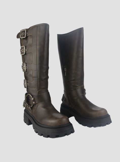 Bota Chalada Mujer Triva-1 Café Casual-4