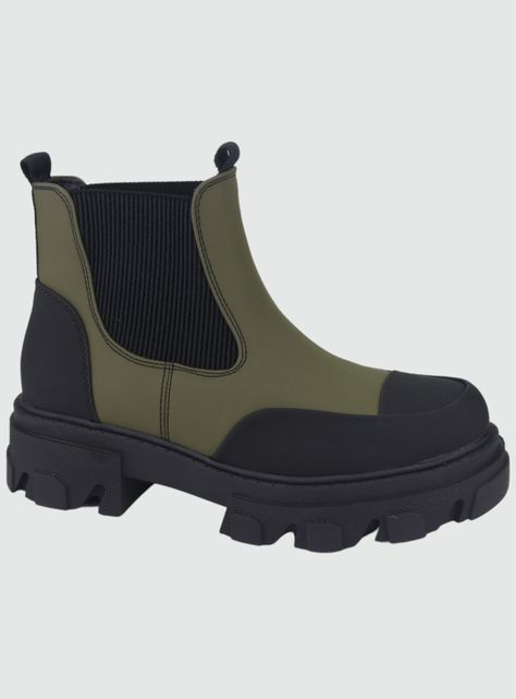 Botin Chalada Mujer Karl-8 Oliva Casual-0