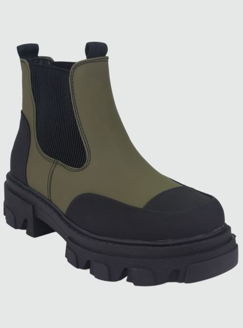 Botin Chalada Mujer Karl-8 Oliva Casual-2