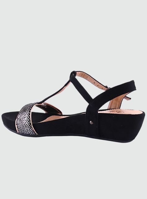 Sandalia Chalada Mujer Gitana-4 Negro Moda-1
