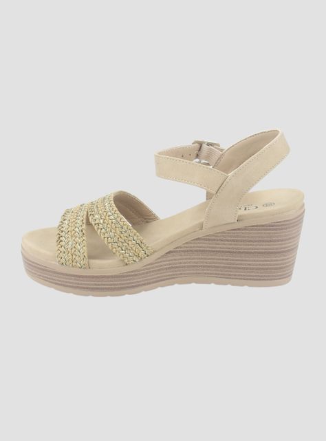 Sandalia Chalada Mujer Pady-2 Beige Plataforma-1