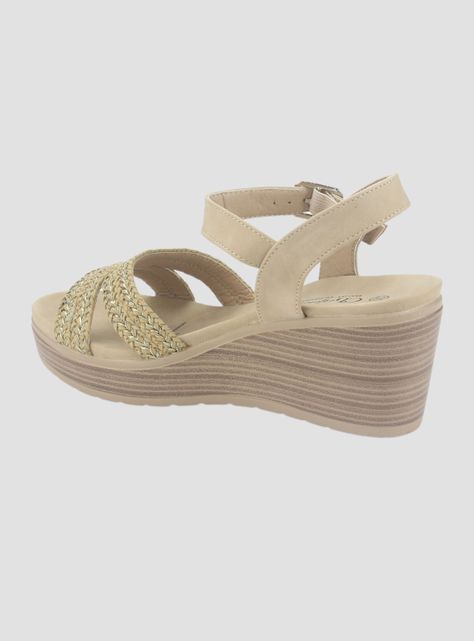 Sandalia Chalada Mujer Pady-2 Beige Plataforma-3