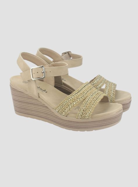 Sandalia Chalada Mujer Pady-2 Beige Plataforma-4