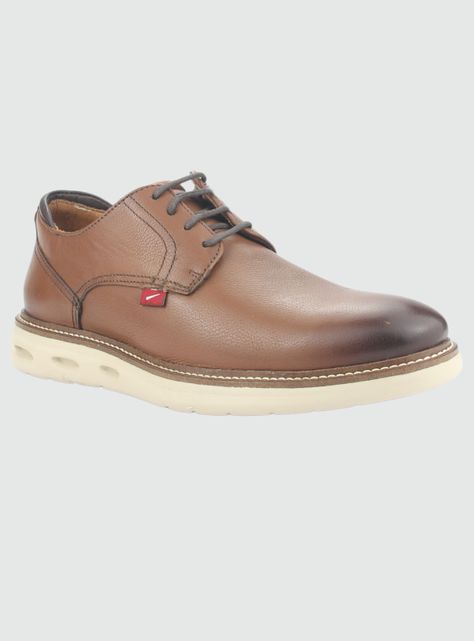 Zapato Ferracini Hombre 4160 D Café Casual-2