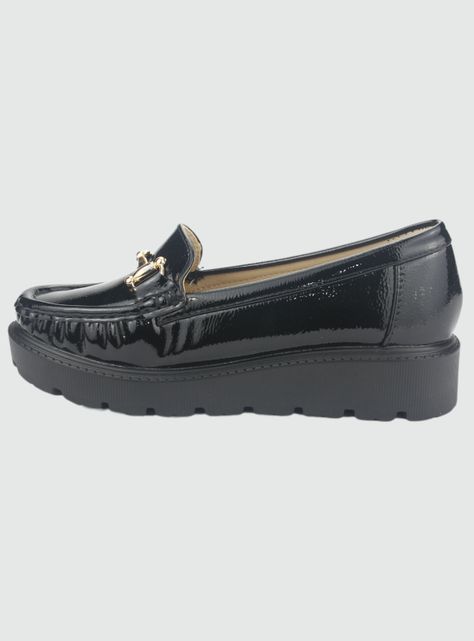 Mocasin Chalada Mujer Gran-20 Negro Casual-1