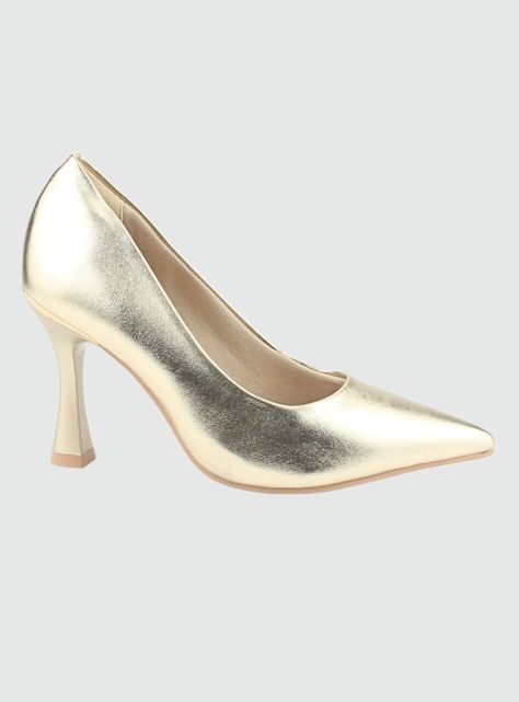Zapato Ramarim Mujer 2418101 Dorado Casual-0