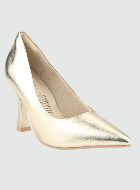 Zapato Ramarim Mujer 2418101 Dorado Casual-2