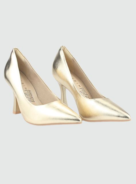 Zapato Ramarim Mujer 2418101 Dorado Casual-4