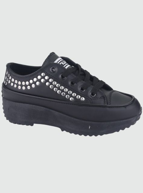 Zapatilla Funway Mujer Biggerl-4 Negro Urbano-0