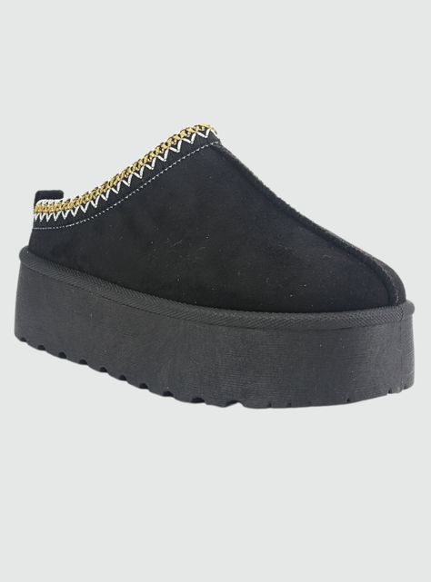 Pantufla Chalada Mujer Pinguih-3 Negro Comfort-2