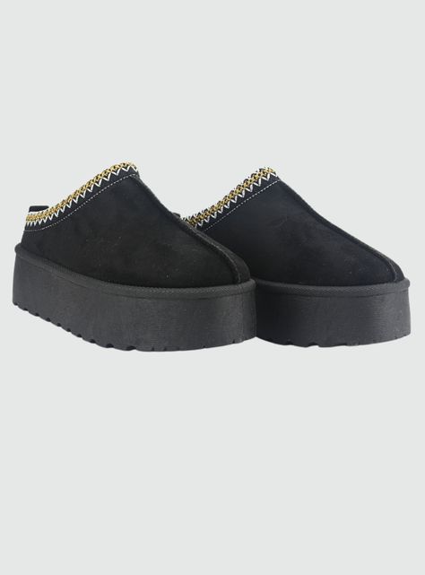 Pantufla Chalada Mujer Pinguih-3 Negro Comfort-4