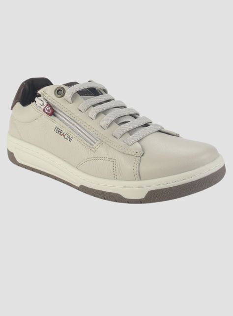 Zapatilla Ferracini Hombre 8052 Vox Blanco Urbano-2