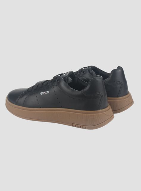 Zapato Ferracini Hombre 9315 Logan Negro Casual-5