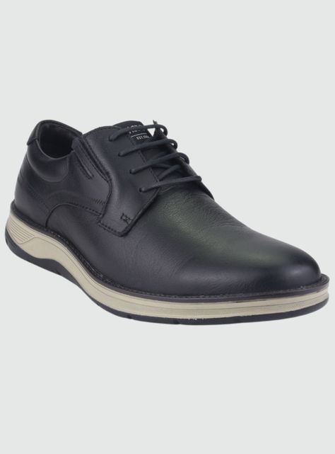 Zapato Ferracini Hombre 5540 Fluence Negro Casual-2