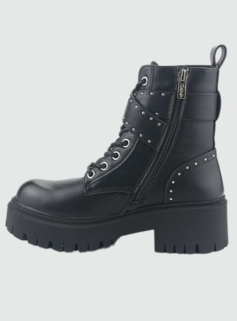 Botin Chalada Mujer Matter-5 Negro Plataforma-1