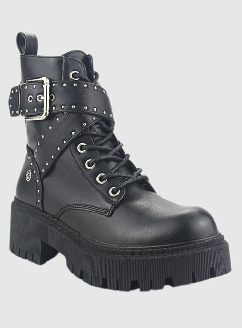Botin Chalada Mujer Matter-5 Negro Plataforma-2