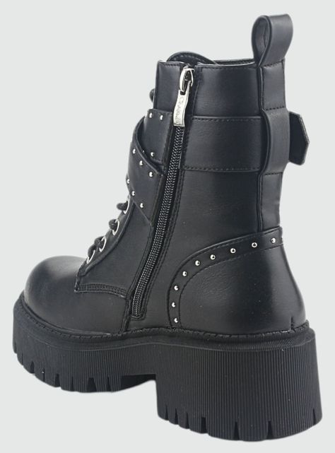 Botin Chalada Mujer Matter-5 Negro Plataforma-3