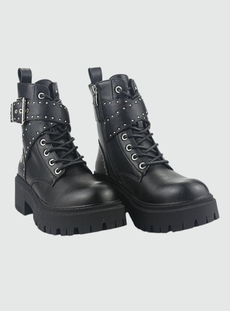 Botin Chalada Mujer Matter-5 Negro Plataforma-4