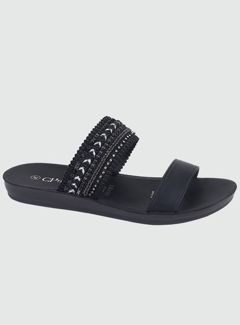 Sandalia Chalada Mujer Quanta-2 Negro Moda-0