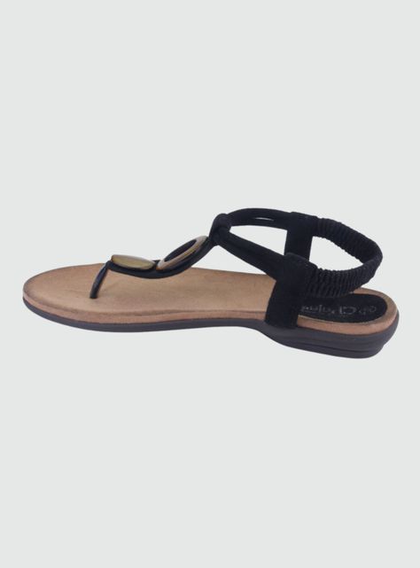Sandalia Chalada Mujer Anatomic70 Negro Moda-1
