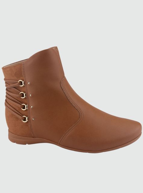 Botin Comfortflex Mujer 2291303 Café Casual-0