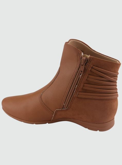 Botin Comfortflex Mujer 2291303 Café Casual-1