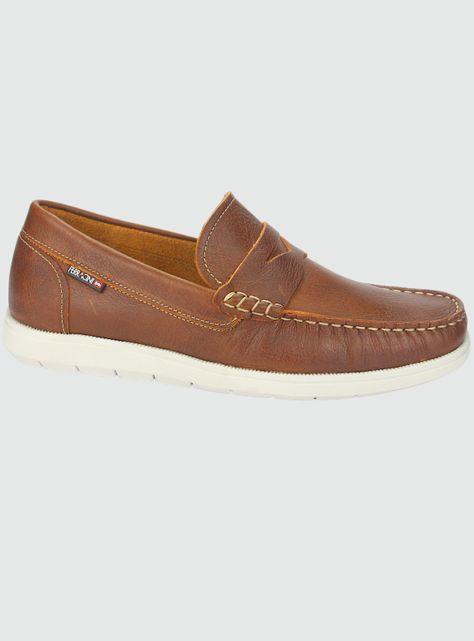 Mocasin Ferracini Euro Hombre 4952 D Conhaque Casual-0