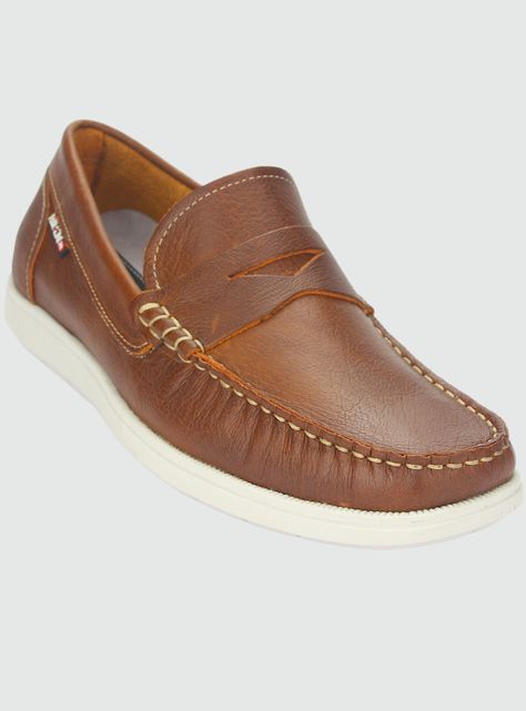 Mocasin Ferracini Euro Hombre 4952 D Conhaque Casual-2