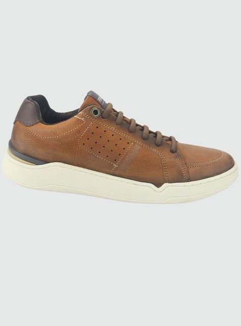 Zapatilla Ferracini Hombre 8787 Café Casual-0