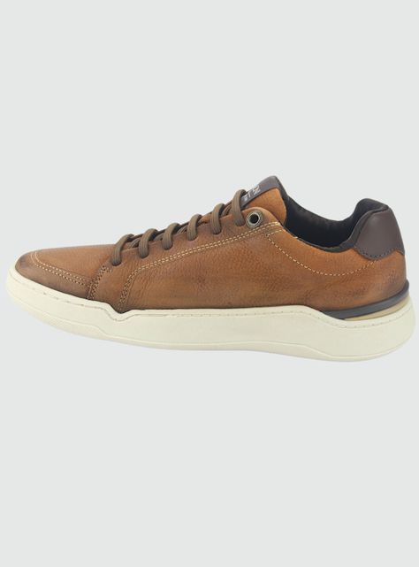 Zapatilla Ferracini Hombre 8787 Café Casual-1