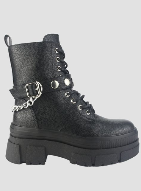 Botin Chalada Mujer Fley-3 Negro Casual-0