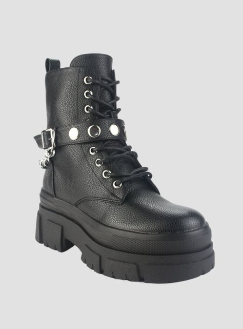 Botin Chalada Mujer Fley-3 Negro Casual-2