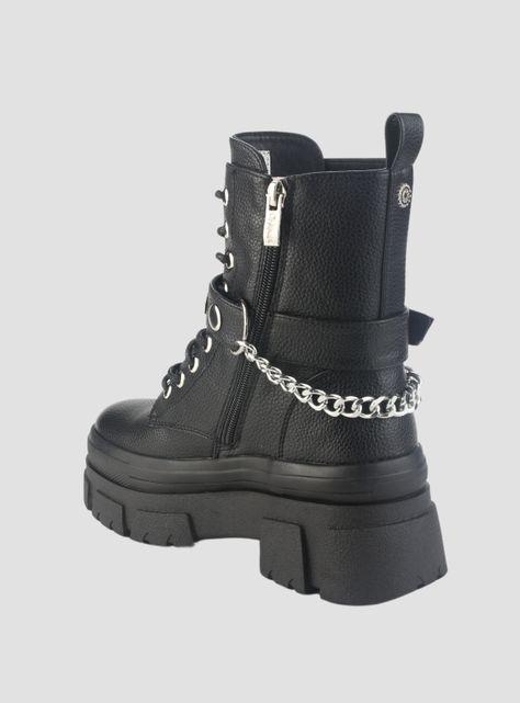 Botin Chalada Mujer Fley-3 Negro Casual-3
