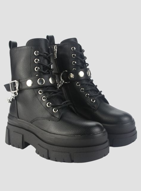 Botin Chalada Mujer Fley-3 Negro Casual-4