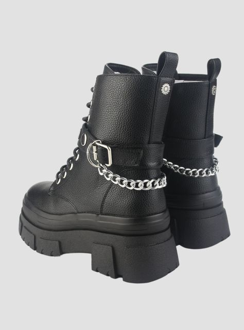 Botin Chalada Mujer Fley-3 Negro Casual-5