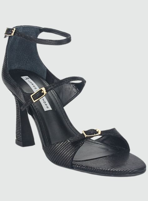 Sandalia Jorge Bischoff Mujer J18533001 Negro Casual-2