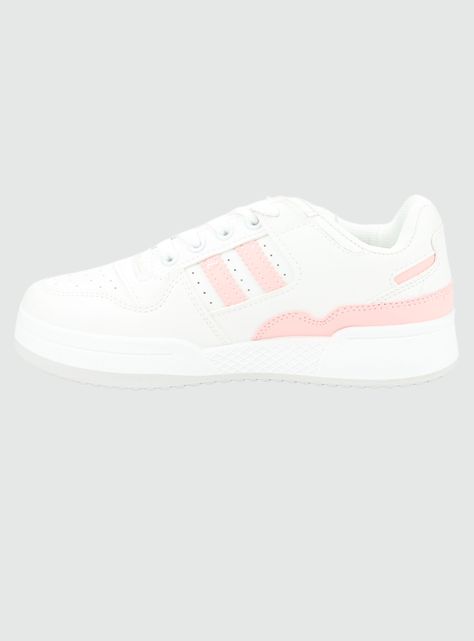 Zapatilla Chalada Mujer Juve-1 Blanco Rosado Urbano-1