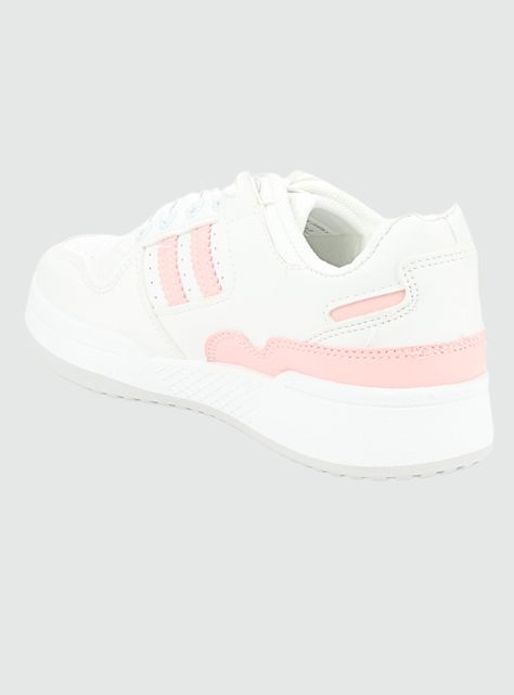 Zapatilla Chalada Mujer Juve-1 Blanco Rosado Urbano-3