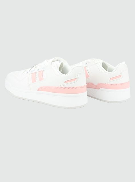 Zapatilla Chalada Mujer Juve-1 Blanco Rosado Urbano-5