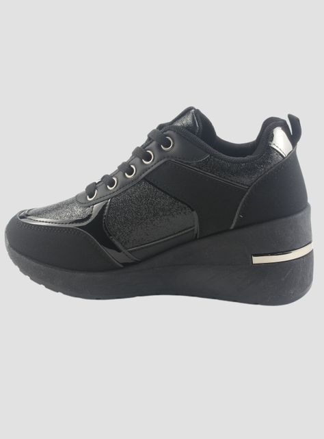 Zapatilla Chalada Mujer Bolki-2 Negro Urbano-1