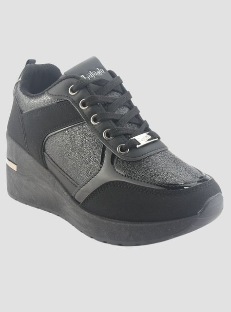 Zapatilla Chalada Mujer Bolki-2 Negro Urbano-2