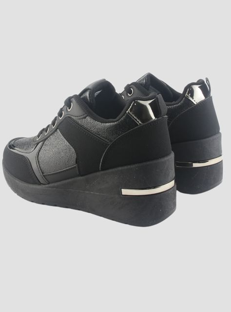 Zapatilla Chalada Mujer Bolki-2 Negro Urbano-5