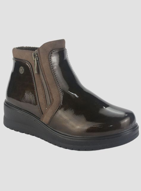 Botin Chalada Mujer Rayo-3 Café Casual-2